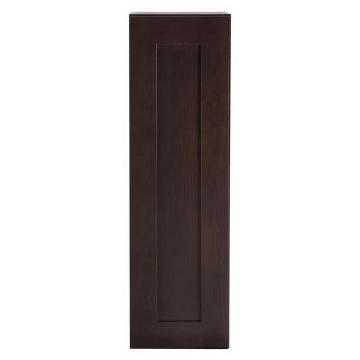 9 inch wide kitchen wall cabinet espresso color