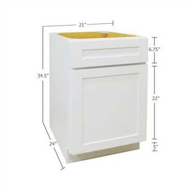 Armari base de 21 polzades