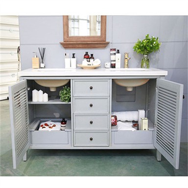 Mocador de doble lavabo de 48 polzades